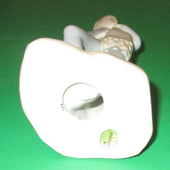 Porceval Spain Unglazed Figurine Porcelain Statue of Man with Blanket Matador? - Picture 12 of 13